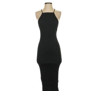 Zara Black Maxi Halter Dress Size M